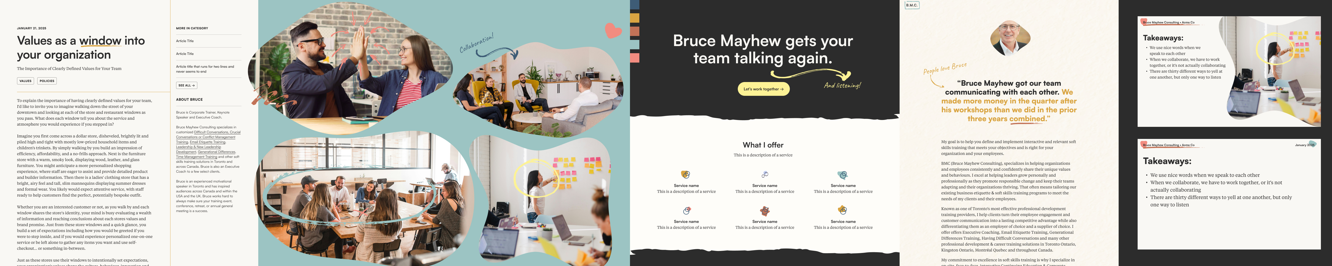 An image of the first stylescape for Bruce Mayhew.