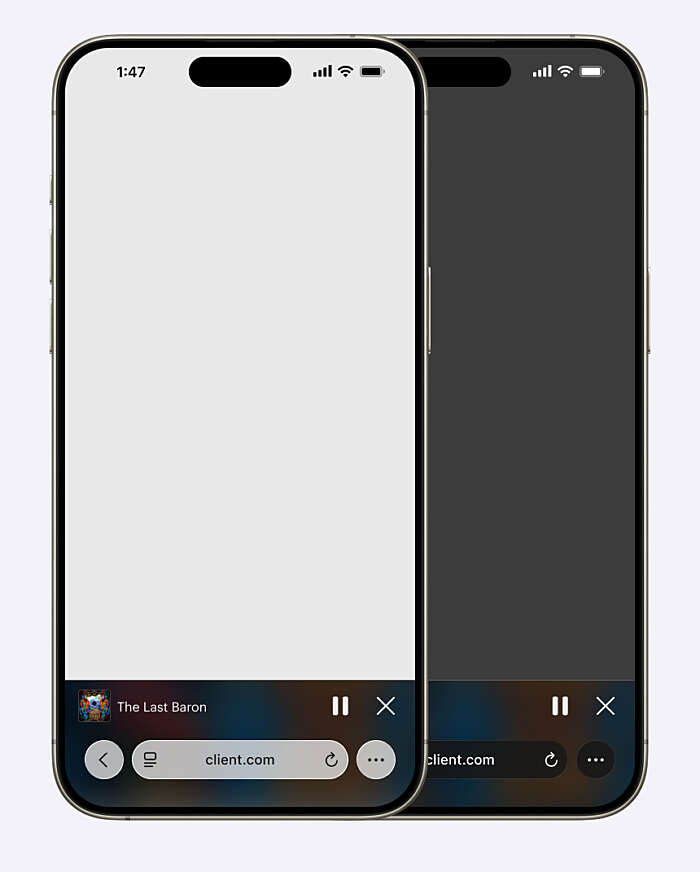 Redesigning a web app's components for iOS 26 and… | Wildfire Studios